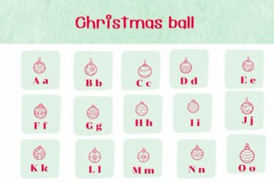 Christmas Ball by Ketsarin — Dingbats Font — thumbnail 2