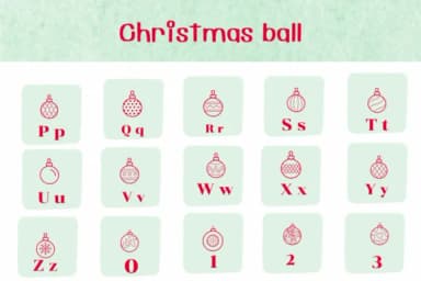 Christmas Ball by Ketsarin — Dingbats Font — thumbnail 3