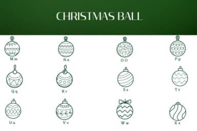 Christmas Ball by Heartcraft Atelier — Dingbats Font — thumbnail 3