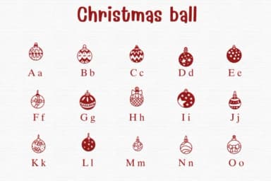 Christmas Ball by Sontaya — Dingbats Font — thumbnail 2