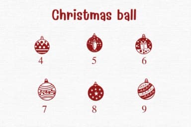Christmas Ball by Sontaya — Dingbats Font — thumbnail 4