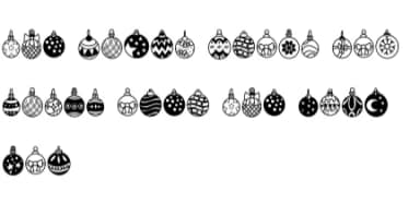 Christmas Ball by Sontaya — Dingbats Font — thumbnail 8