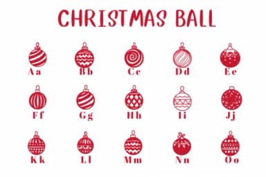 Christmas Ball by CHANOK — Dingbats Font — thumbnail 2