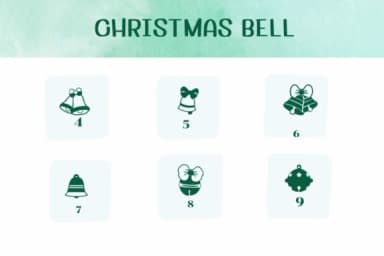 Christmas Bell by Ketsarin — Dingbats Font — thumbnail 4