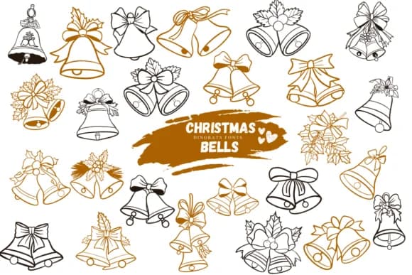 Christmas Bells by Suphitchaya — Dingbats Font