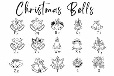 Christmas Bells by Suphitchaya — Dingbats Font — thumbnail 3