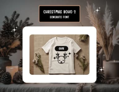 Christmas Boho 2 by Distiny4919 — Dingbats Font — thumbnail 6