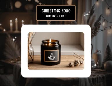 Christmas Boho by Distiny4919 — Dingbats Font — thumbnail 7