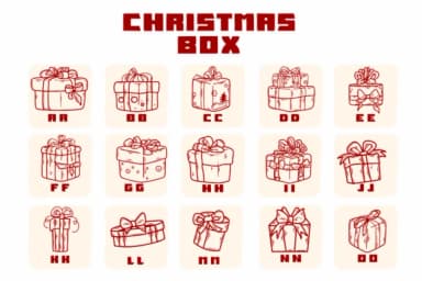 Christmas Box by Suphitchaya — Dingbats Font — thumbnail 2
