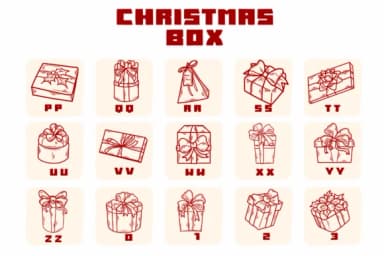 Christmas Box by Suphitchaya — Dingbats Font — thumbnail 3