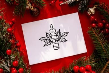 Christmas Candles by Nun Sukhwan — Dingbats Font — thumbnail 3