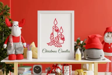 Christmas Candles by Nun Sukhwan — Dingbats Font — thumbnail 4