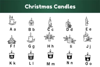 Christmas Candles by Nun Sukhwan — Dingbats Font — thumbnail 5