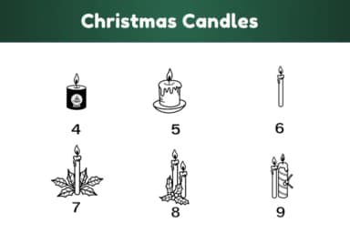 Christmas Candles by Nun Sukhwan — Dingbats Font — thumbnail 7