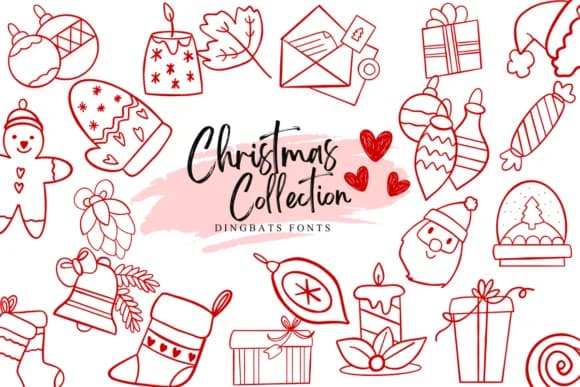 Christmas Collection by Suphitchaya — Dingbats Font
