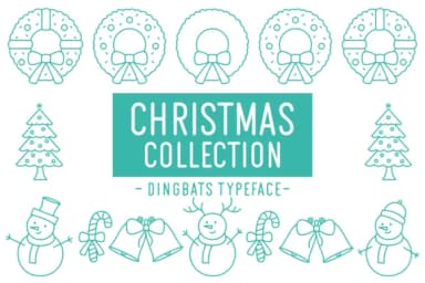 Christmas Collection by Kelik - 7NTypes — Dingbats Font — thumbnail 1