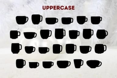 Christmas Cup by Eystore — Dingbats Font — thumbnail 2