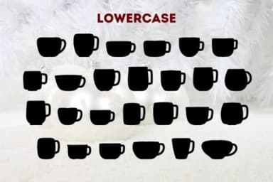 Christmas Cup by Eystore — Dingbats Font — thumbnail 3