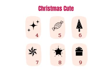 Christmas Cute by Pui Art — Dingbats Font — thumbnail 7