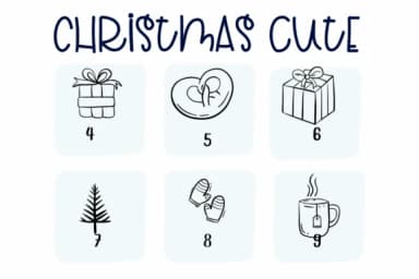 Christmas Cute by Sirinart — Dingbats Font — thumbnail 4