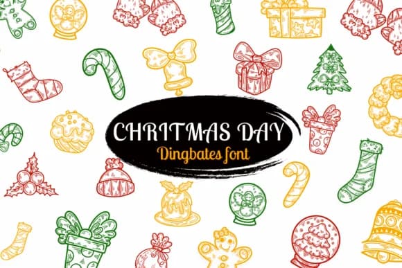 Christmas Day by Suphitchaya — Dingbats Font