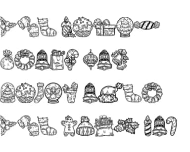 Christmas Day by Suphitchaya — Dingbats Font — thumbnail 8