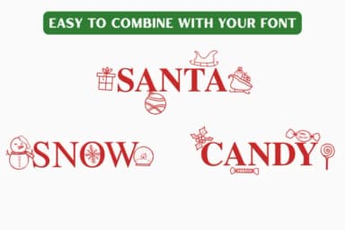 Christmas Dingbat by Sharon ( DmStudio ) — Dingbats Font — thumbnail 2