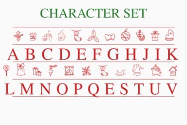 Christmas Dingbat by Sharon ( DmStudio ) — Dingbats Font — thumbnail 7