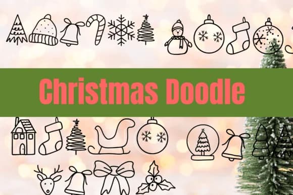 Christmas Doodle by nstudio design — Dingbats Font