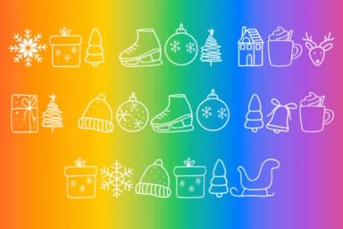 Christmas Doodle by nstudio design — Dingbats Font — thumbnail 4