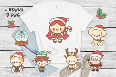 Christmas Doodle by Babymimiart — Dingbats Font — thumbnail 2