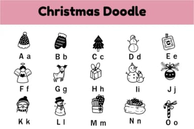 Christmas Doodle by Nun Sukhwan — Dingbats Font — thumbnail 2
