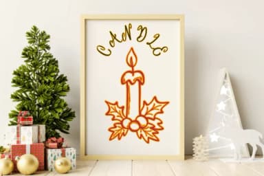 Christmas Doodle by PraewDesigns — Dingbats Font — thumbnail 6