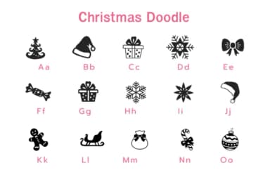 Christmas Doodle by Pui Art — Dingbats Font — thumbnail 5
