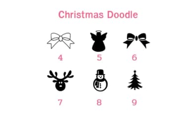 Christmas Doodle by Pui Art — Dingbats Font — thumbnail 7