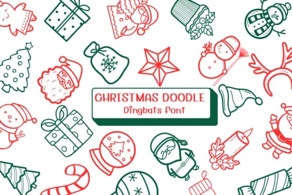 Christmas Doodle by Ketsarin — Dingbats Font