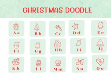 Christmas Doodle by Ketsarin — Dingbats Font — thumbnail 2