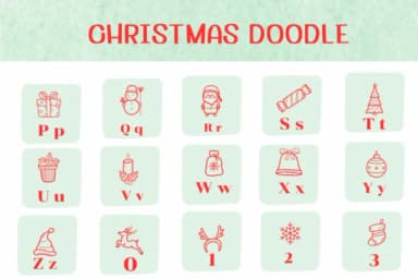 Christmas Doodle by Ketsarin — Dingbats Font — thumbnail 3