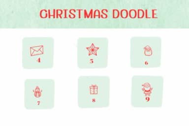 Christmas Doodle by Ketsarin — Dingbats Font — thumbnail 4