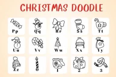 Christmas Doodle by CHANOK — Dingbats Font — thumbnail 3