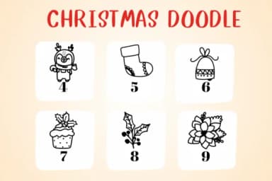 Christmas Doodle by CHANOK — Dingbats Font — thumbnail 4