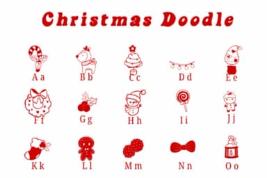 Christmas Doodle by Suphitchaya — Dingbats Font — thumbnail 2