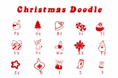 Christmas Doodle by Suphitchaya — Dingbats Font — thumbnail 3
