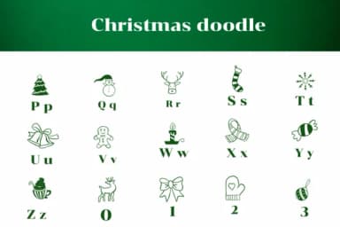 Christmas Doodle by Apiwat Type — Dingbats Font — thumbnail 3