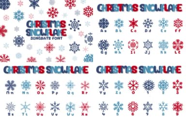 Christmas Doodle Bundle by Chonada — Dingbats Font — thumbnail 3