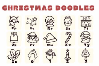 Christmas Doodles by Suphitchaya — Dingbats Font — thumbnail 3