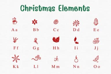 Christmas Elements by Sontaya — Dingbats Font — thumbnail 2