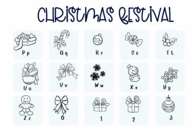 Christmas Festival by Sirinart — Dingbats Font — thumbnail 3