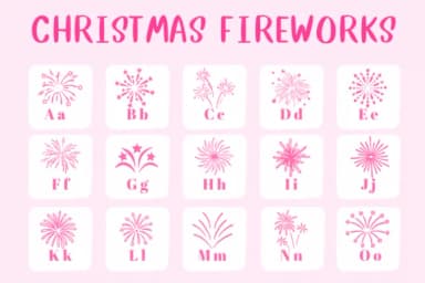 Christmas Fireworks by CHANOK — Dingbats Font — thumbnail 2