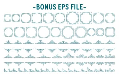 Christmas Frameline by Kelik - 7NTypes — Dingbats Font — thumbnail 5